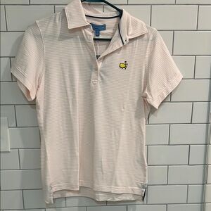 Pink Striped Women's Polo Masters Shirt